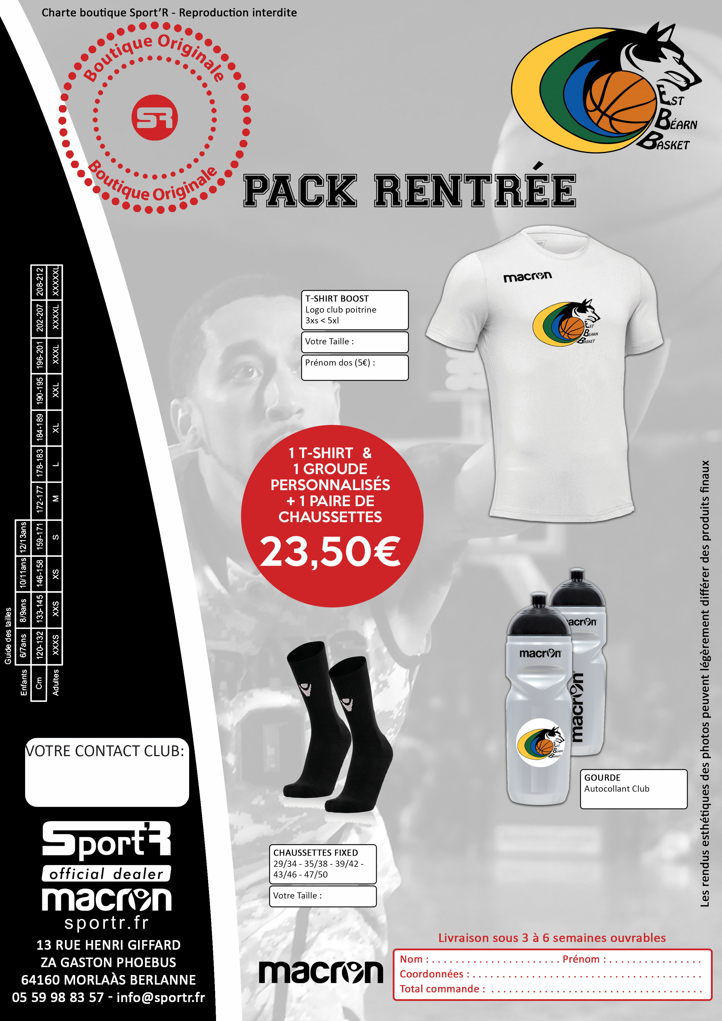 Pack rentrée